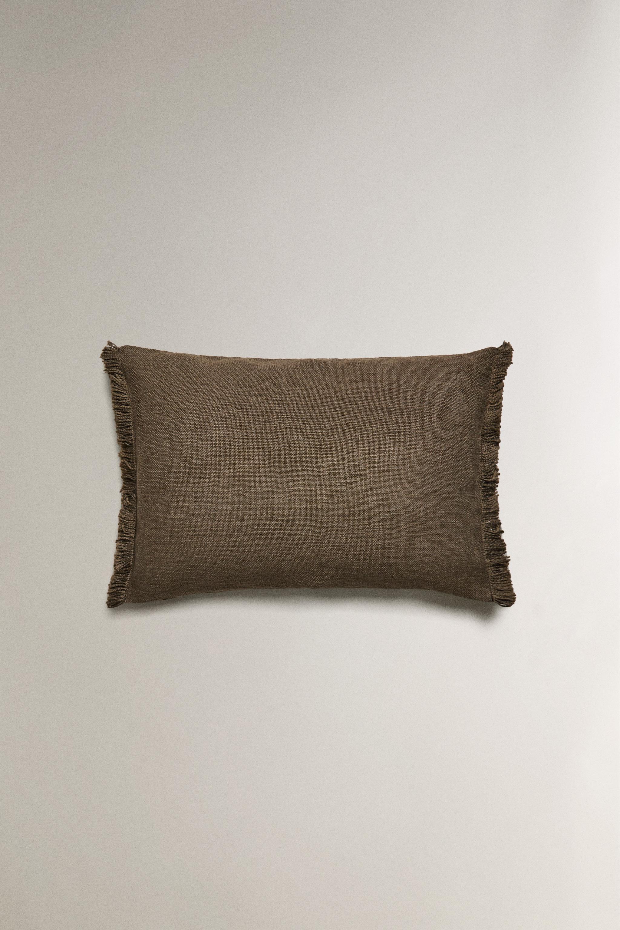 HOUSSE DE COUSSIN FRANGES